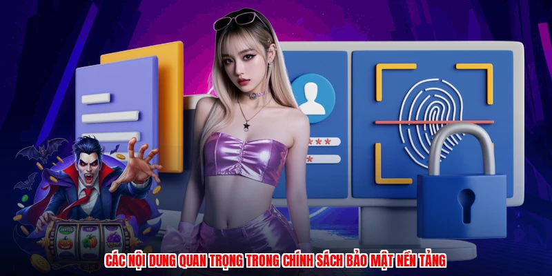 Các nội dung quan trọng trong chính sách bảo mật nền tảng