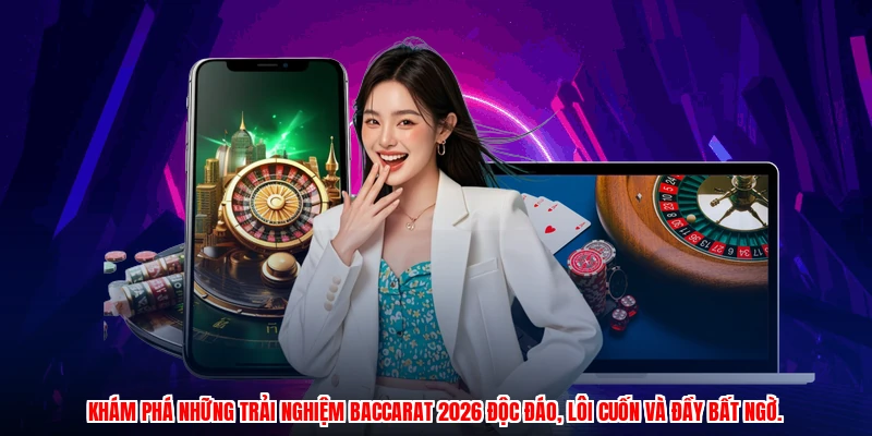 Khám phá những trải nghiệm baccarat 2026 độc đáo, lôi cuốn và đầy bất ngờ.