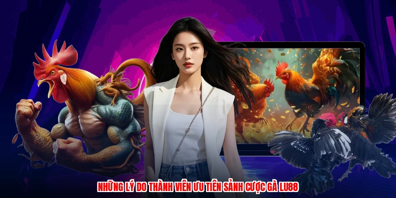Những lý do thành viên ưu tiên sảnh cược gà LU88